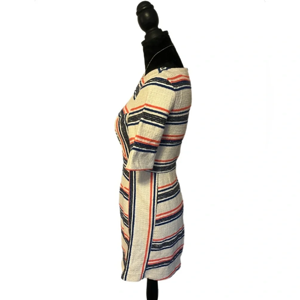 Topshop Striped Short Mini Dress- sz 6 - Picture 2 of 4